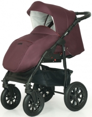 Дитяча коляска 2 в 1 Verdi Laser BLACK 9023-VLB-02, burgundy